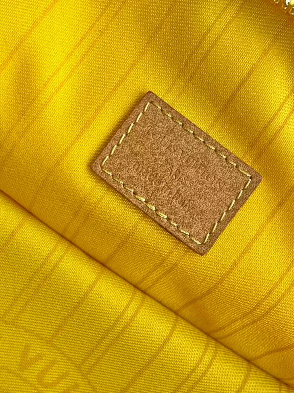 LV Paris À Vélo Bag 30 Brown Yellow in Monogram Canvas 286809