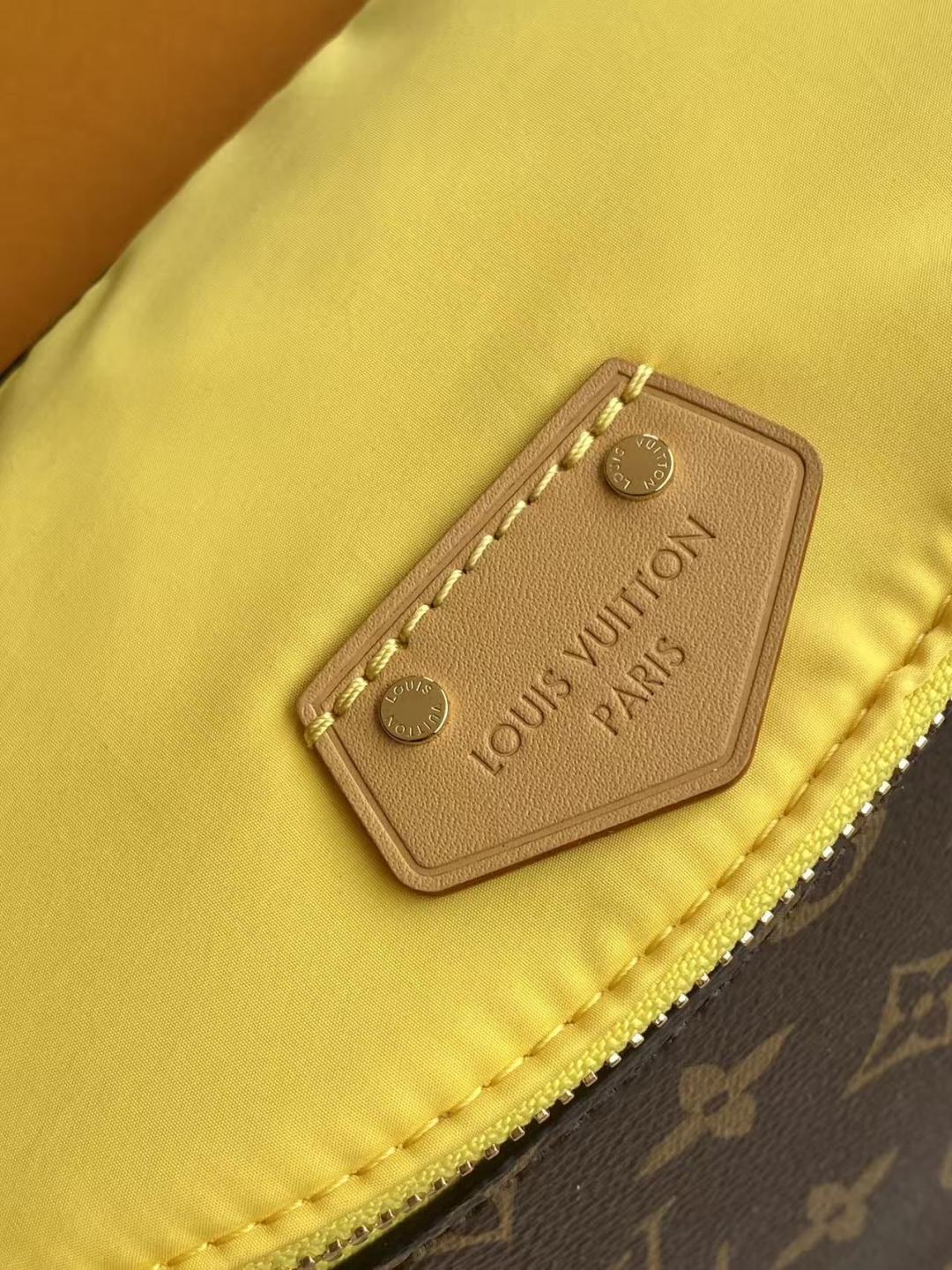 LV Paris À Vélo Bag 30 Brown Yellow in Monogram Canvas 286809