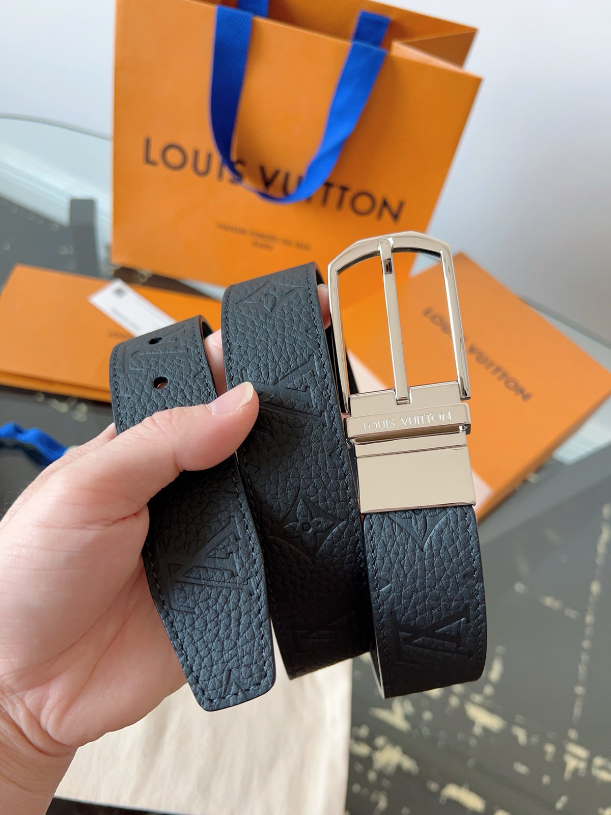Louis Vuitton Slender 35mm Reversible Belt