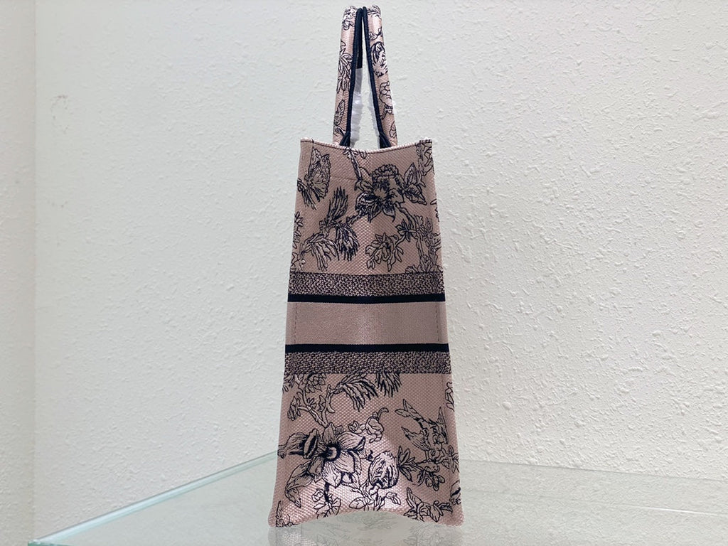 Large CD Book Tote 42cm Jardin Botanique Pink