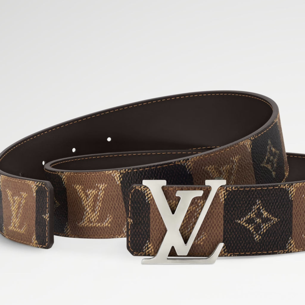 Louis Vuitton LV Initiales College Monogram Heritage 40MM Reversible Belt