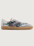 Alice Sneaker - Silver/Fabric Multi Turquoise