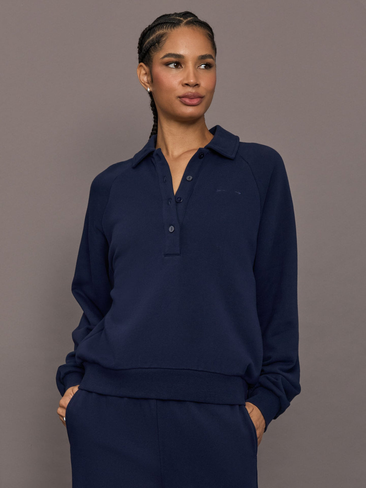 Collared Elle Polo - Navy