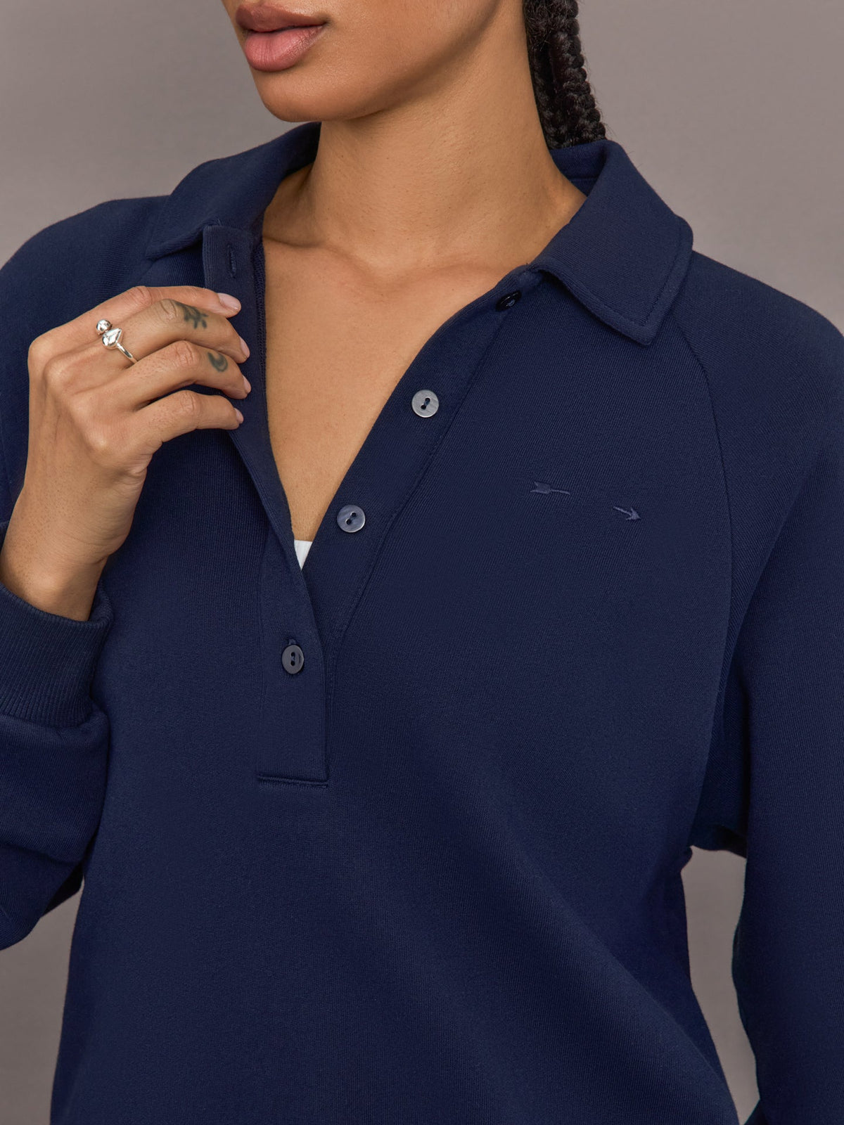 Collared Elle Polo - Navy