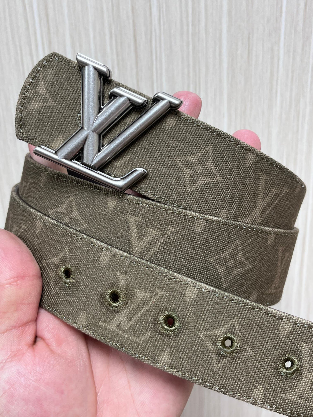 Louis Vuitton LV Initiales Monogram Jacquard 40mm Reversible Belt