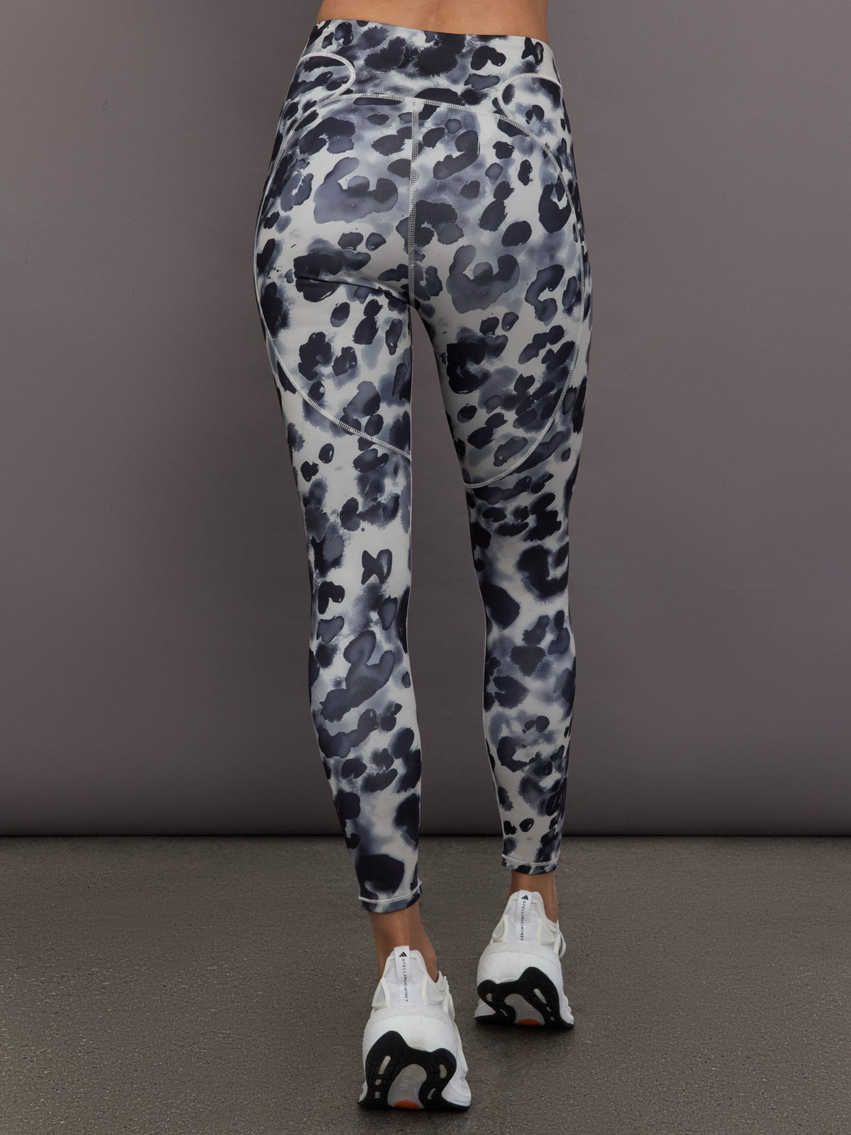 adidas by Stella McCartney Training 7/8 Leggings Printed - Wonder Alumina/Black