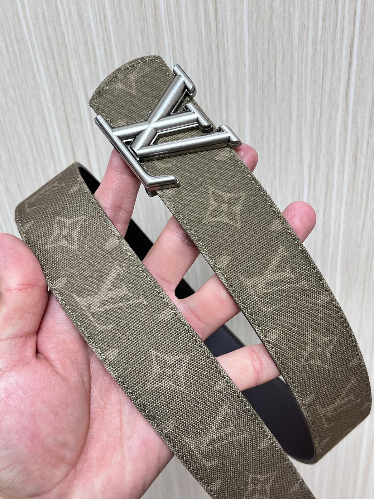 Louis Vuitton LV Initiales Monogram Jacquard 40mm Reversible Belt