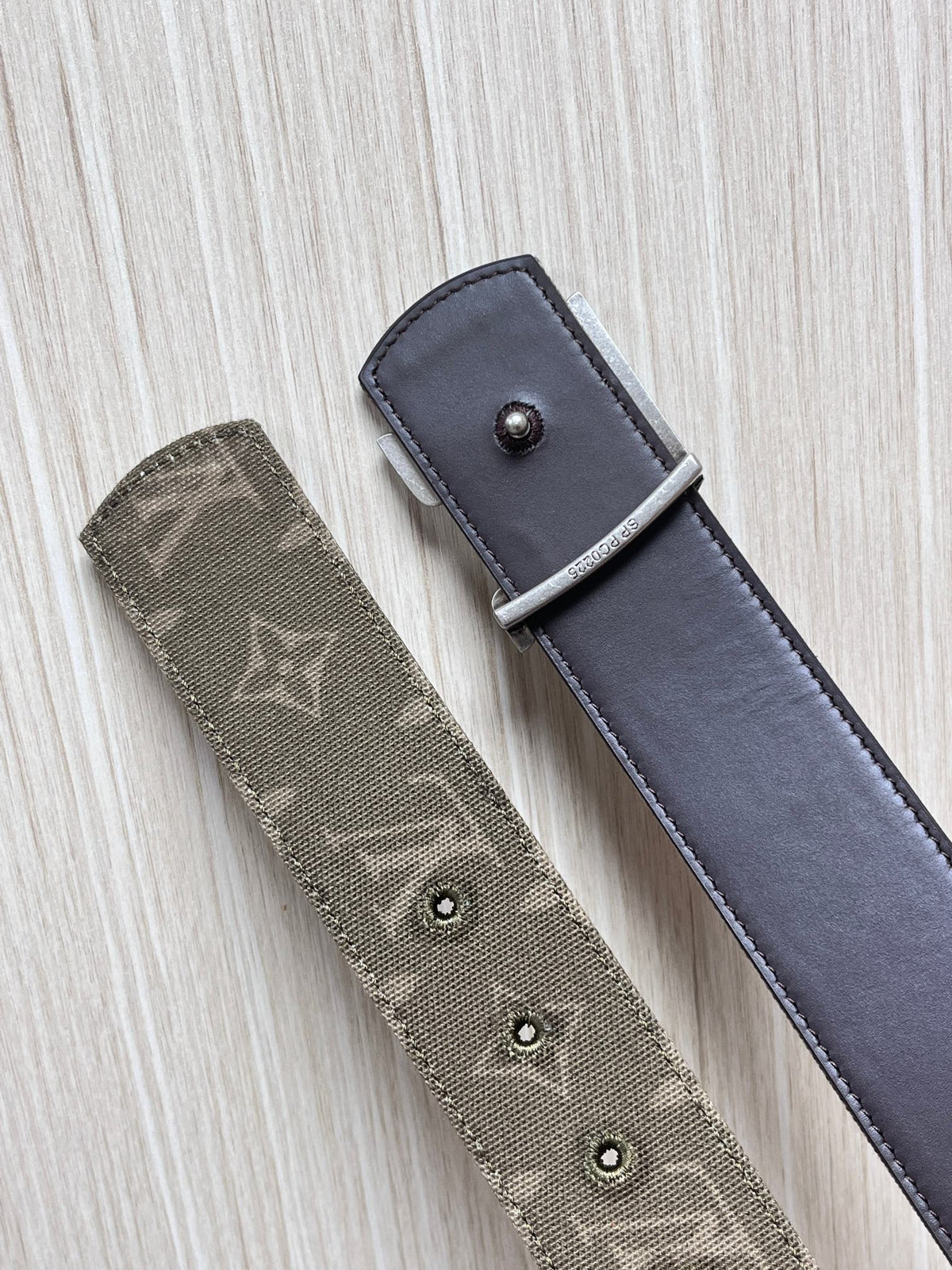 Louis Vuitton LV Initiales Monogram Jacquard 40mm Reversible Belt