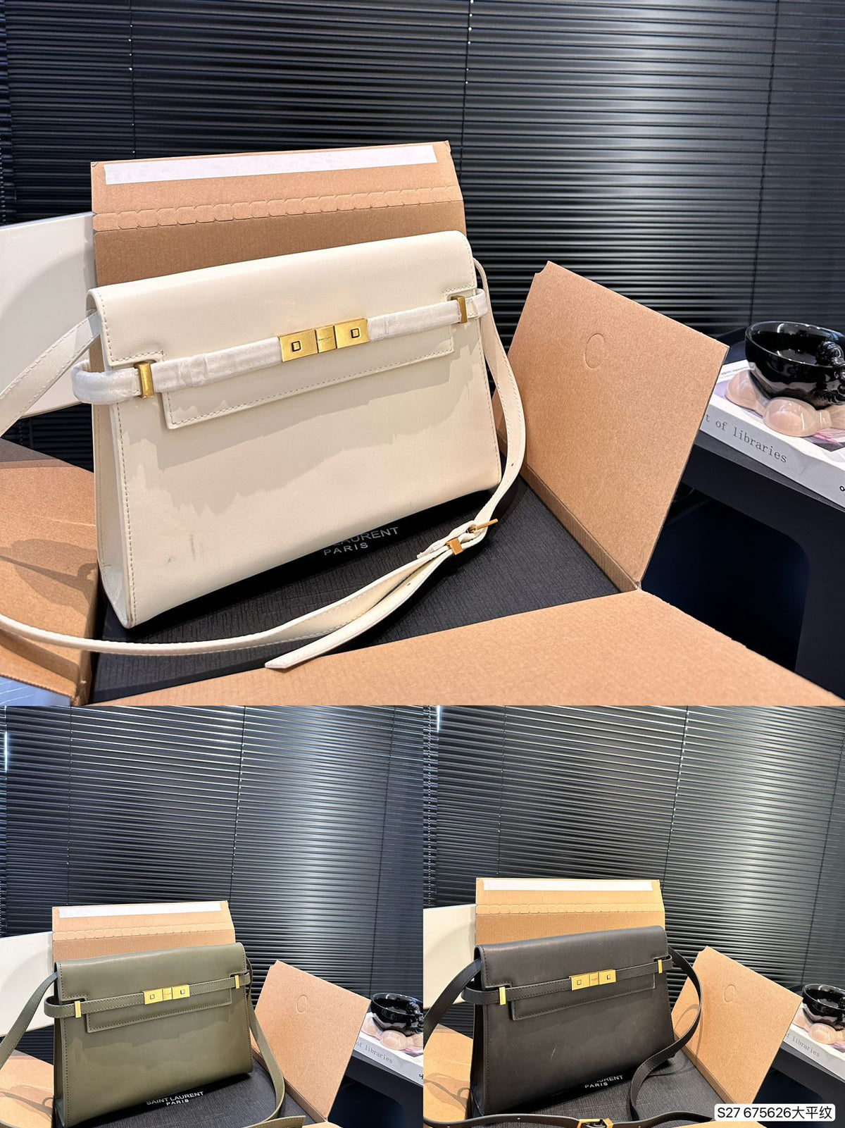 Y new arrival Manhattan bag smooth leather size: 29 * 22 cm