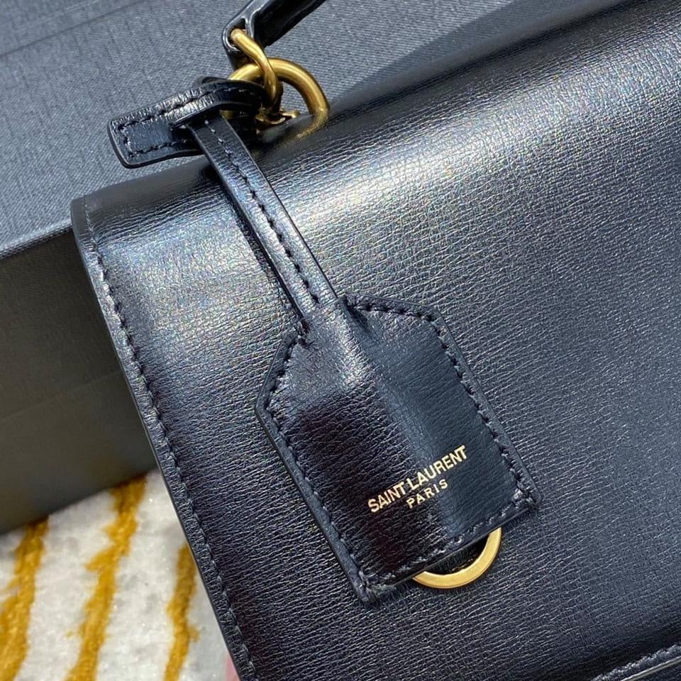 Y Medium Sunset Satchel in Smooth Leather Bag