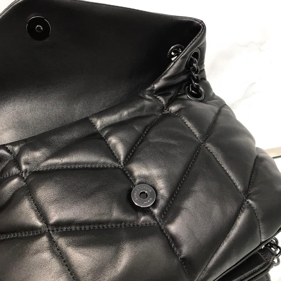 Y PUFFER MEDIUM BAG IN QUILTED LAMBSKIN