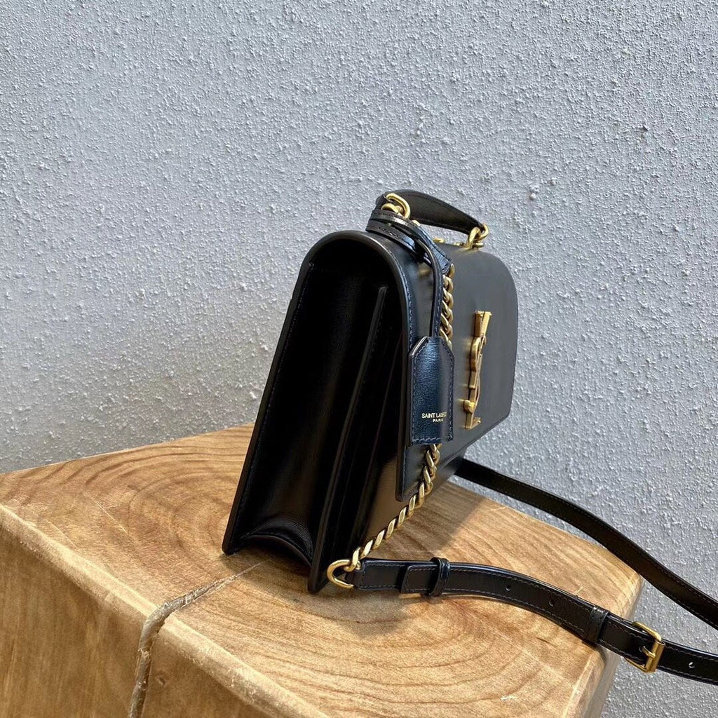 Y MEDIUM SUNSET SATCHEL IN SMOOTH LEATHER