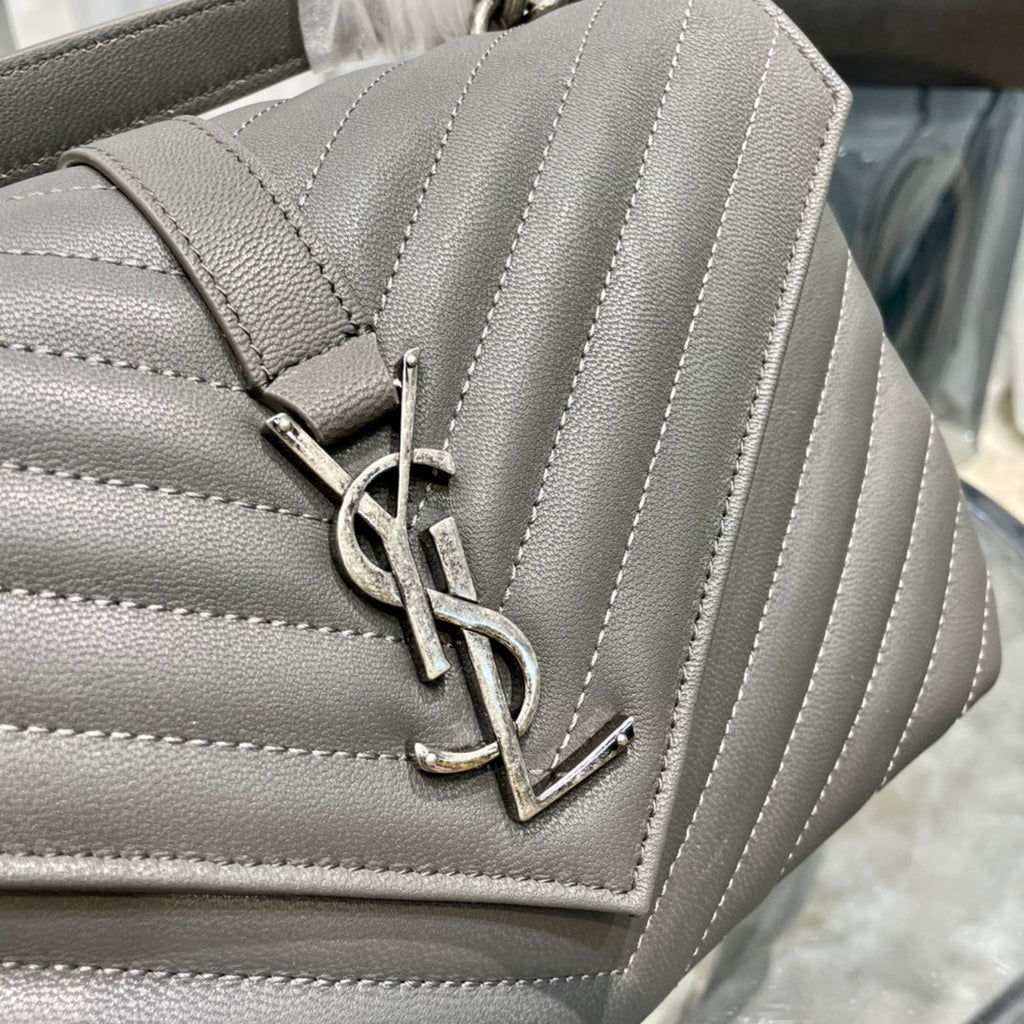 Y College Medium Quilted leather Bag