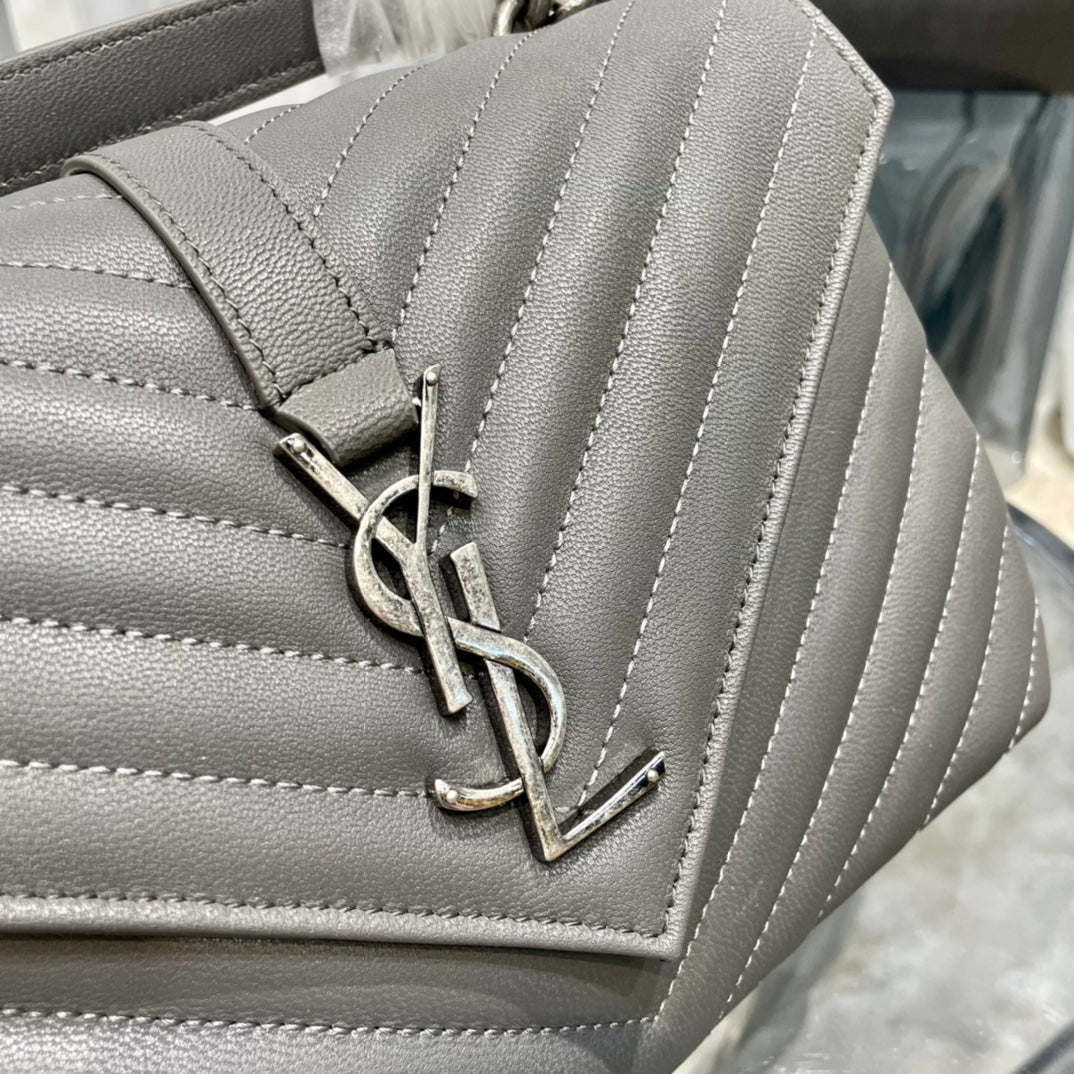 Y College Medium Quilted leather Bag