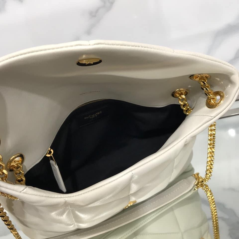 Y PUFFER MEDIUM BAG IN QUILTED LAMBSKIN