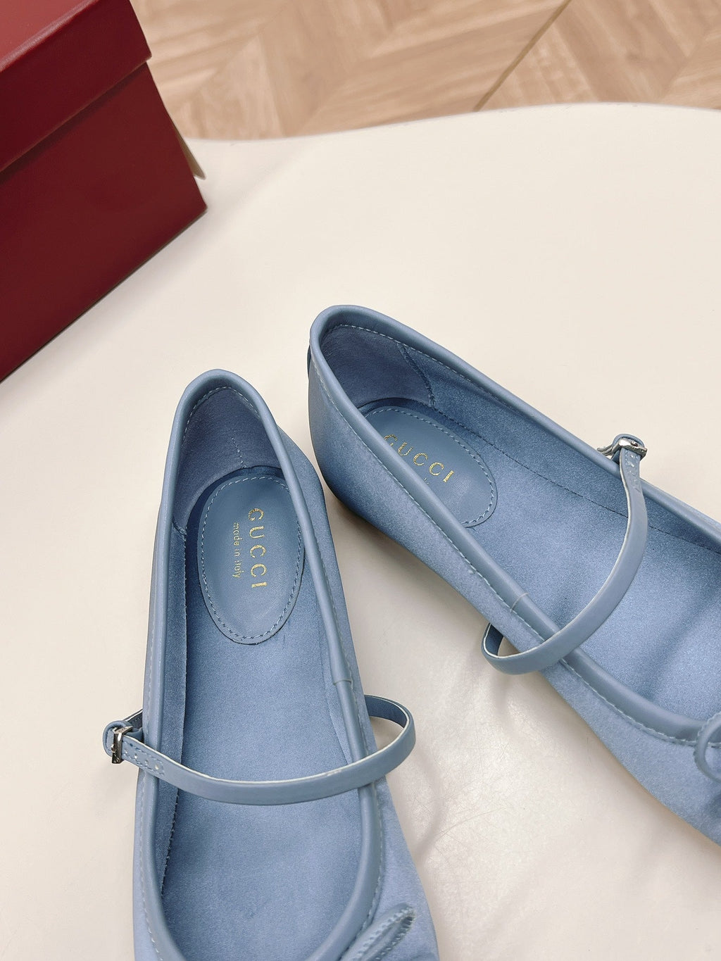 GG BALLET FLAT SKY SILK