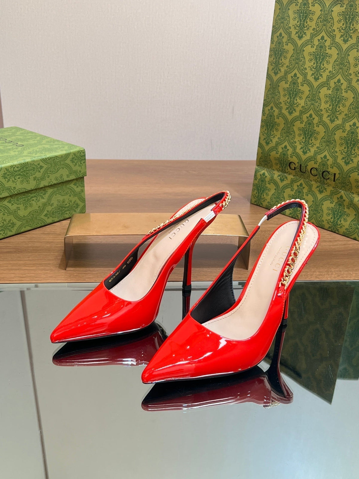 GG SIGNORIA SLINGBACK PUMP CANDY LAMBSKIN