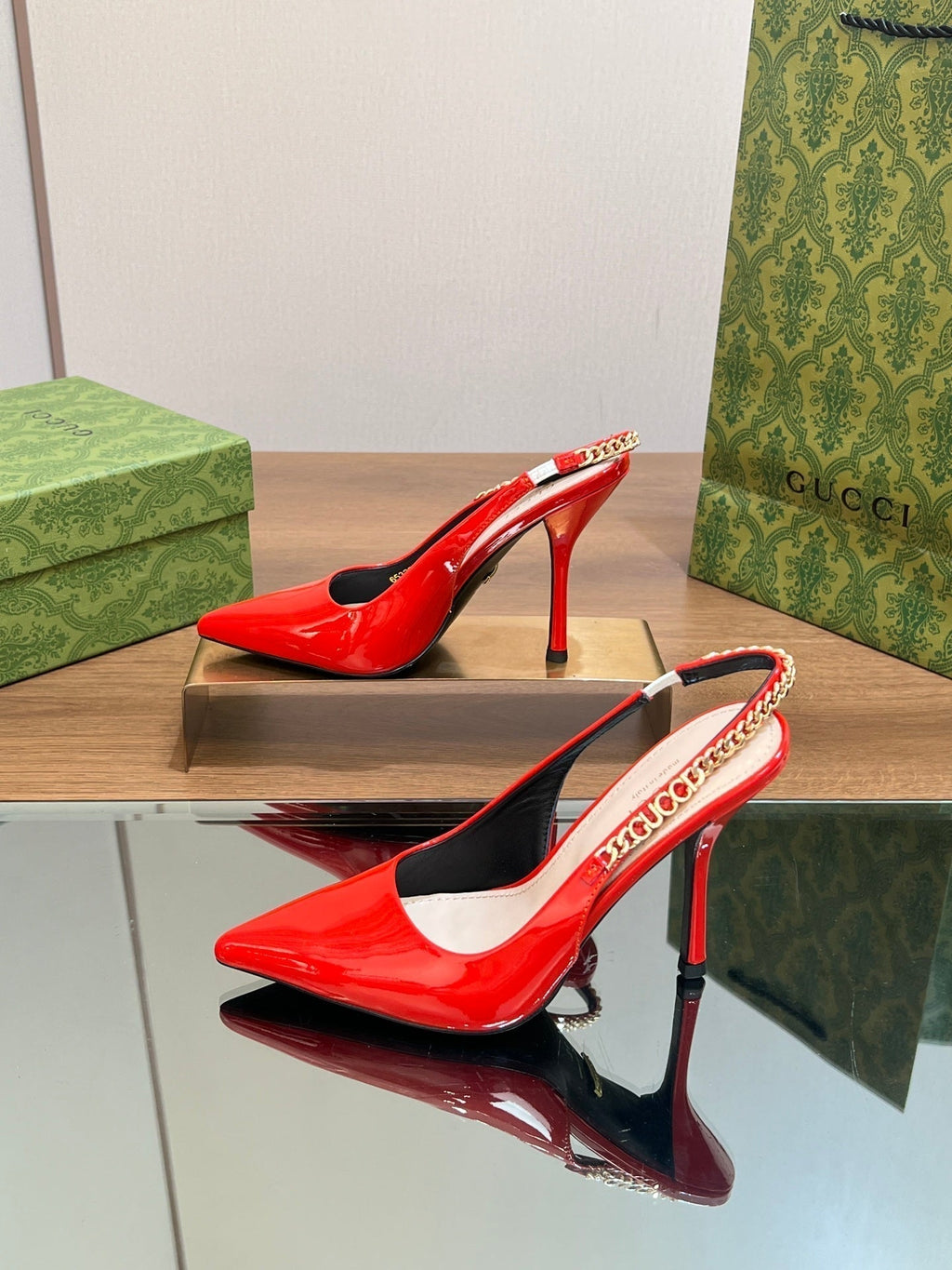 GG SIGNORIA SLINGBACK PUMP CANDY LAMBSKIN