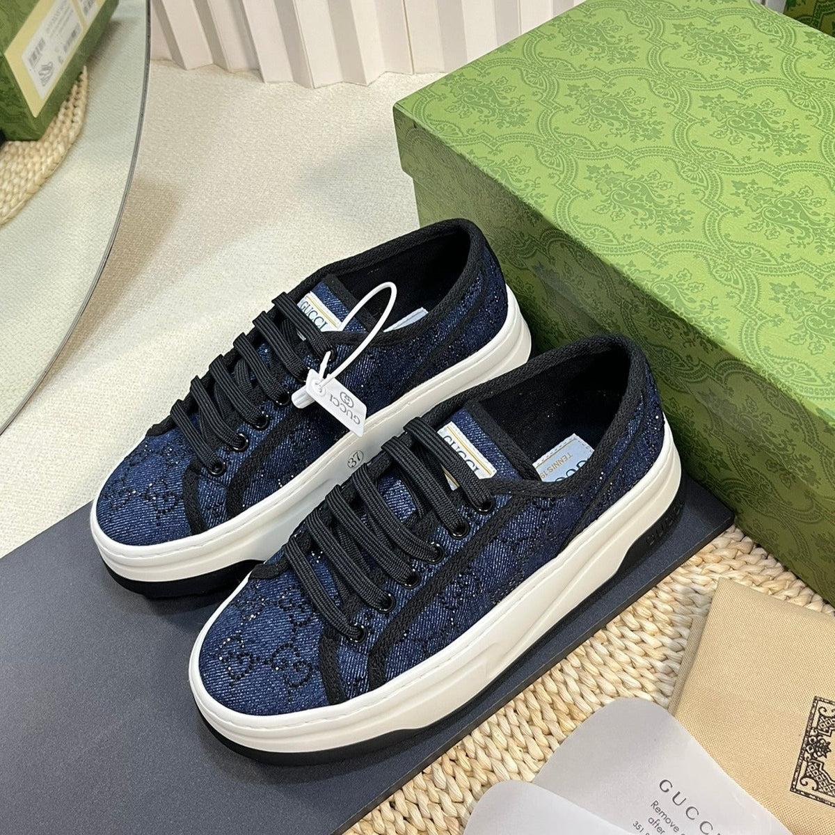 GG Sneaker Tennis 1977 Trainer Oxford Blue Black