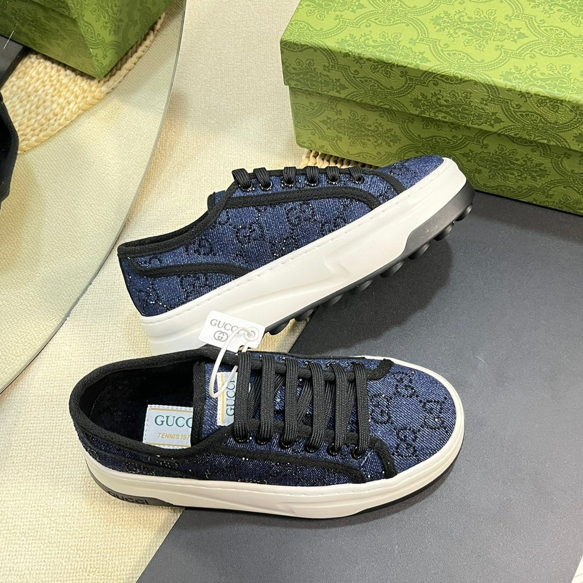 GG Sneaker Tennis 1977 Trainer Oxford Blue Black