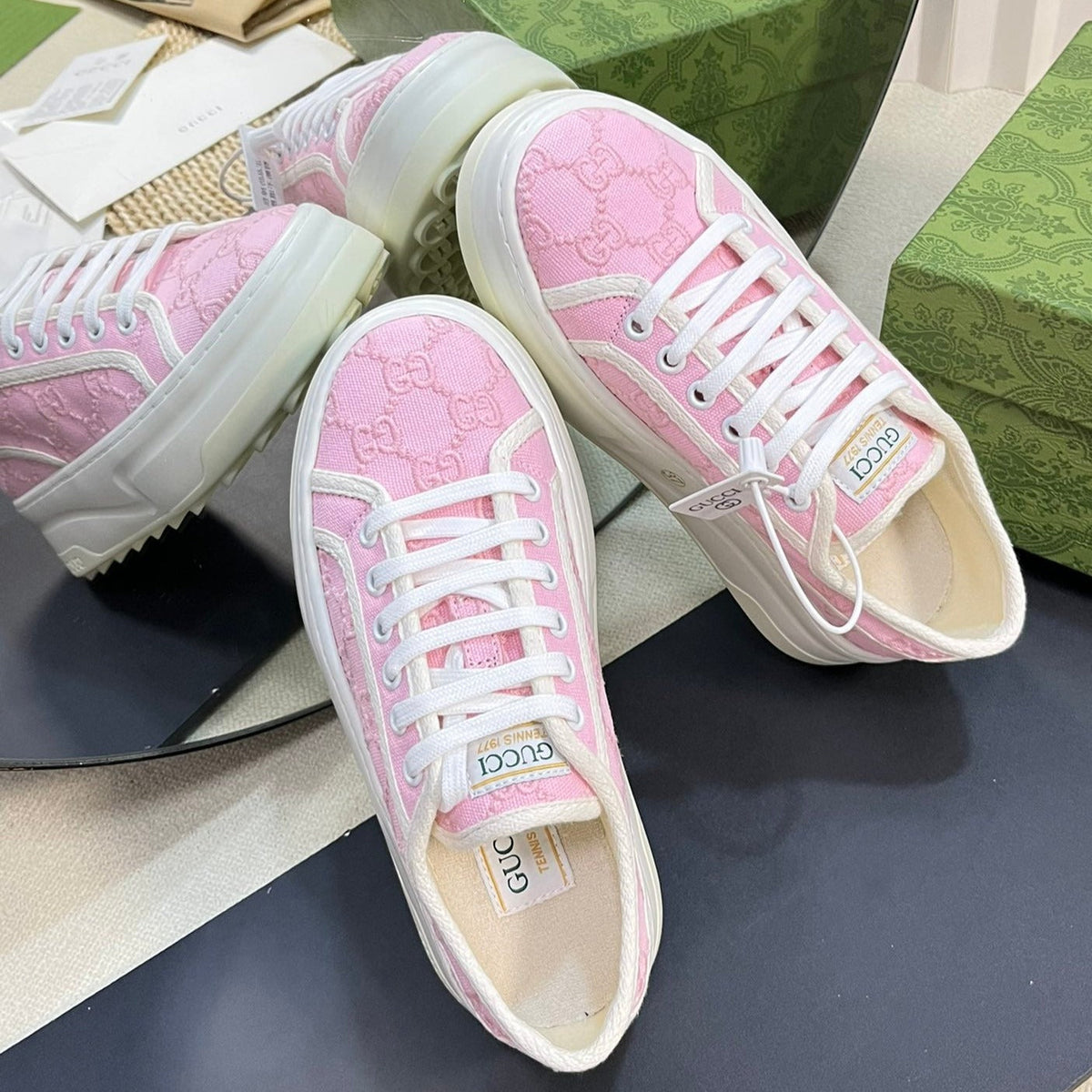 GG Sneaker Tennis 1977 Trainer Pink Pastel