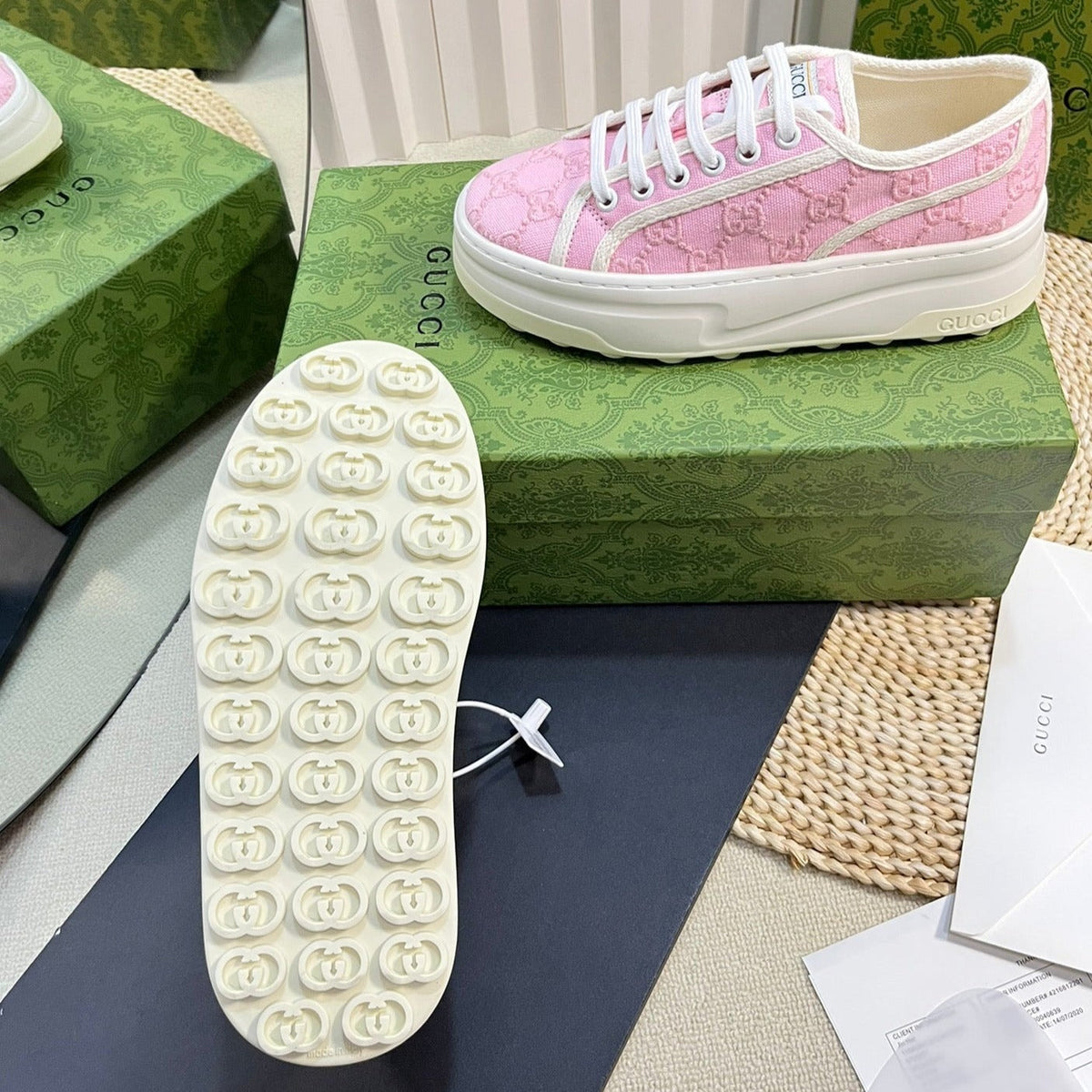 GG Sneaker Tennis 1977 Trainer Pink Pastel