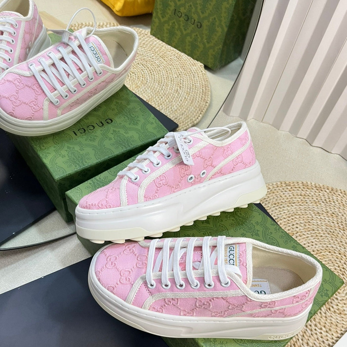GG Sneaker Tennis 1977 Trainer Pink Pastel
