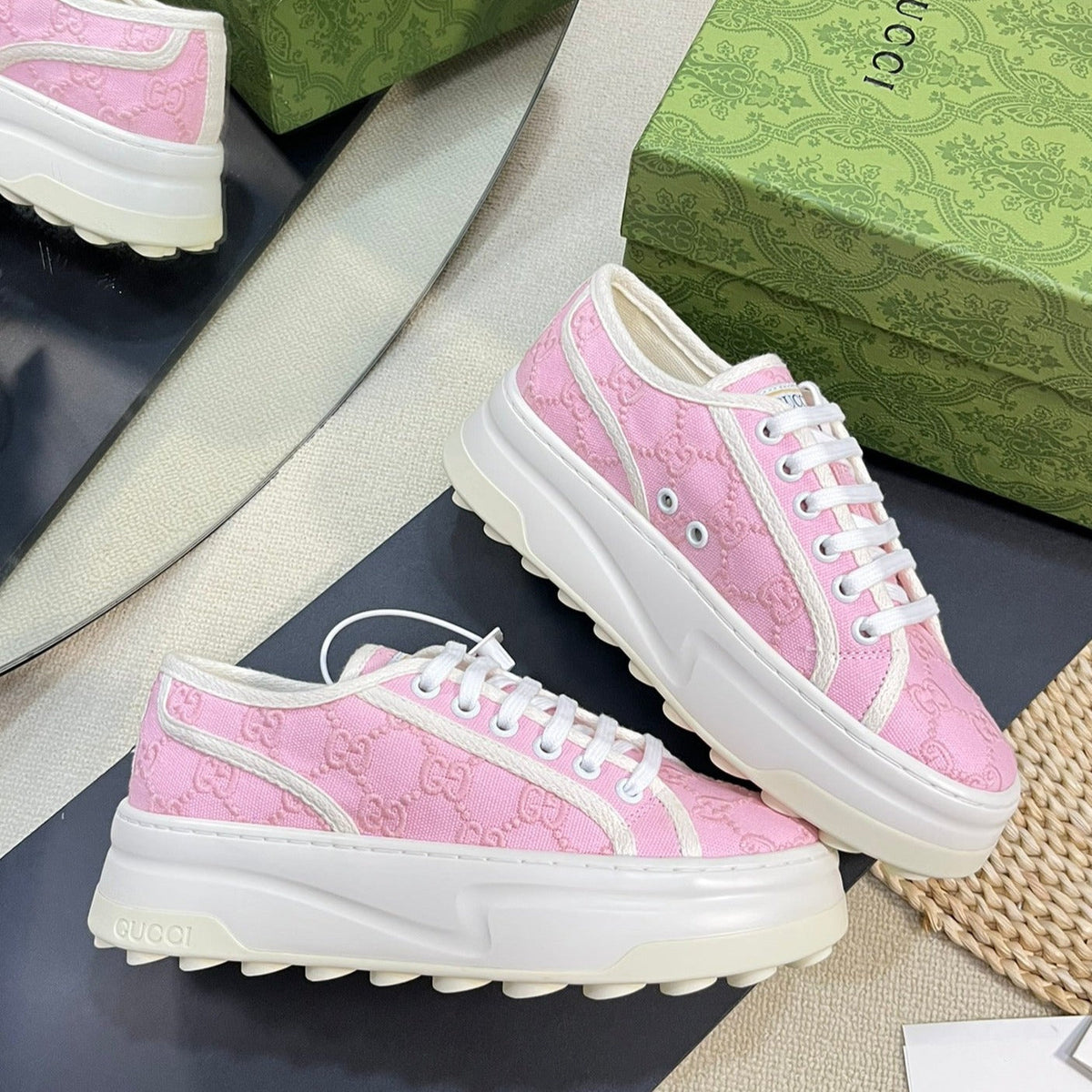 GG Sneaker Tennis 1977 Trainer Pink Pastel