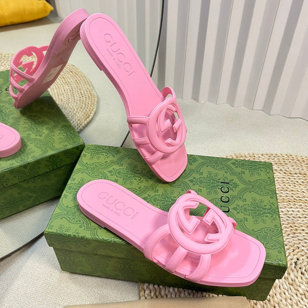 GG Rubber Slide Pink