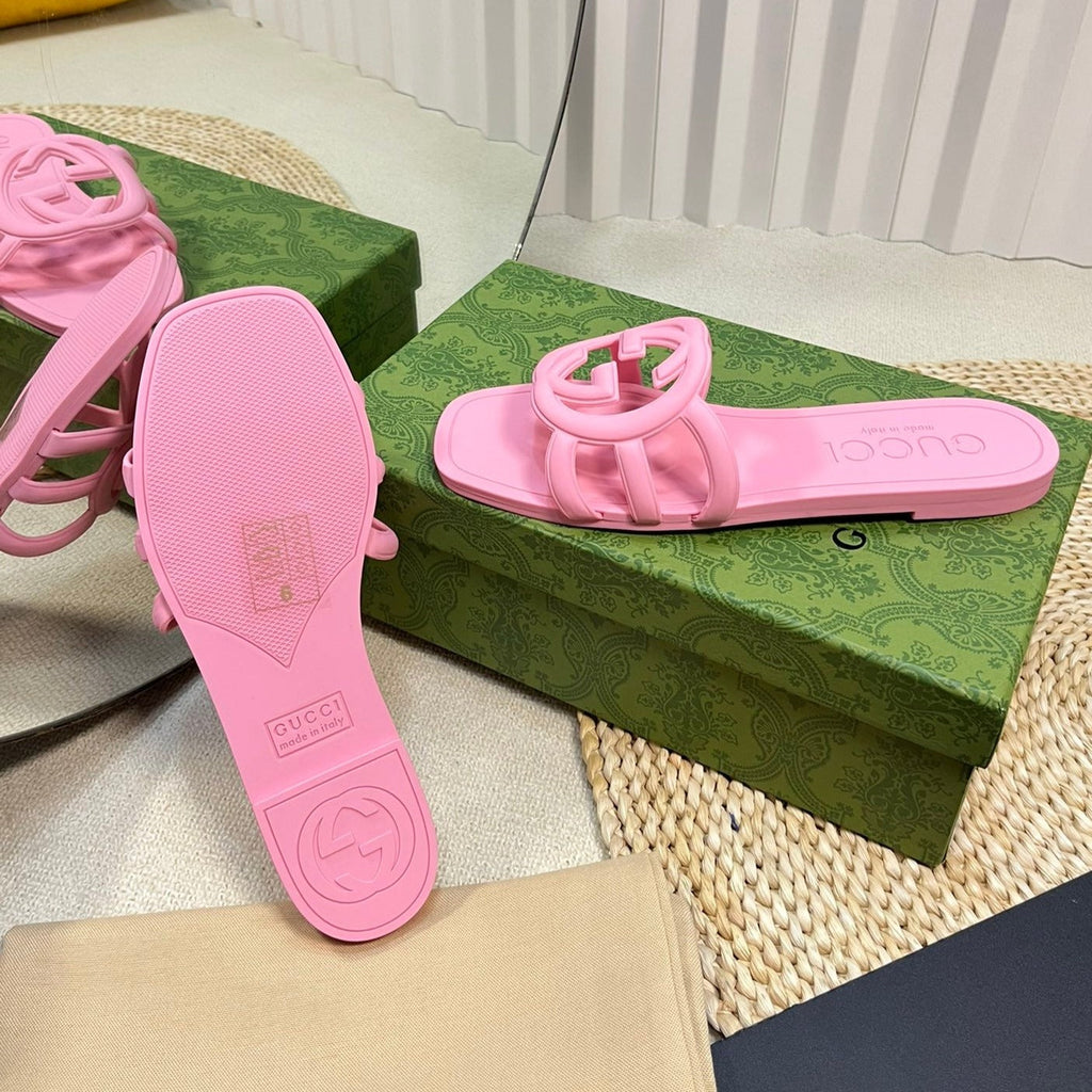 GG Rubber Slide Pink