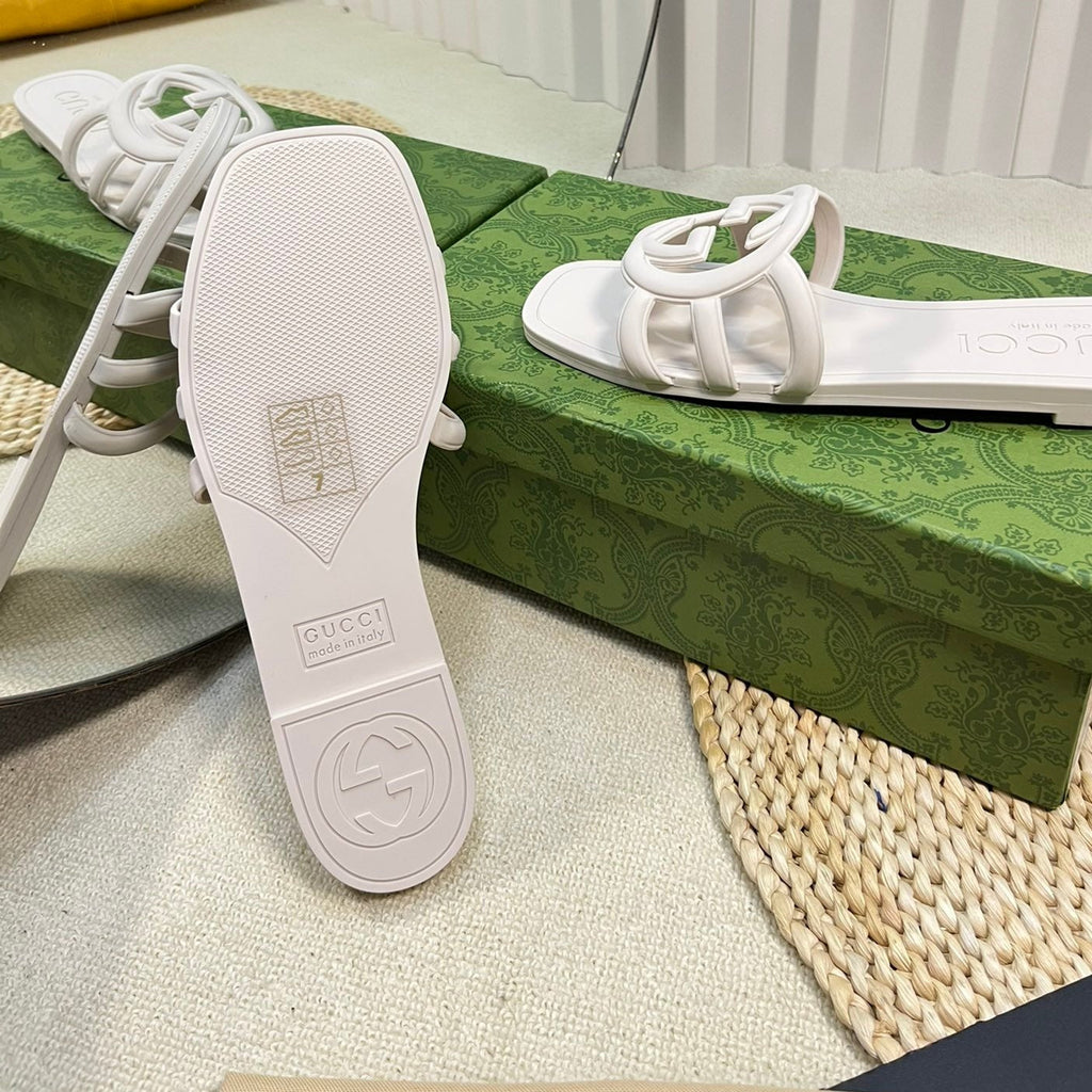 GG Rubber Slide White