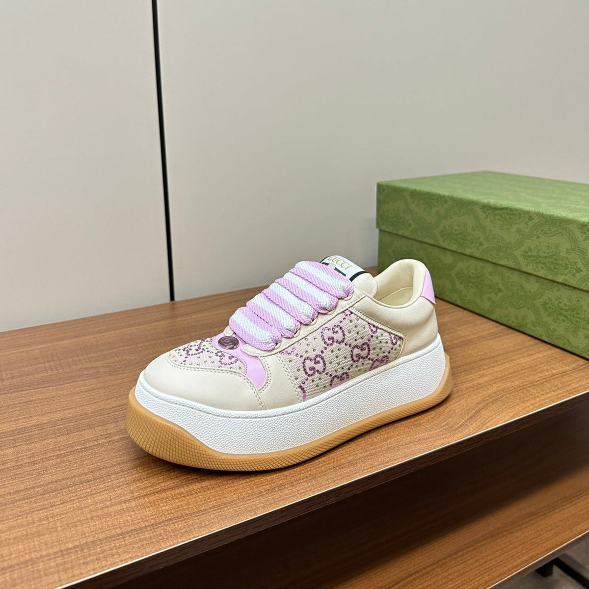 GG Screener Sneaker Pink Blush