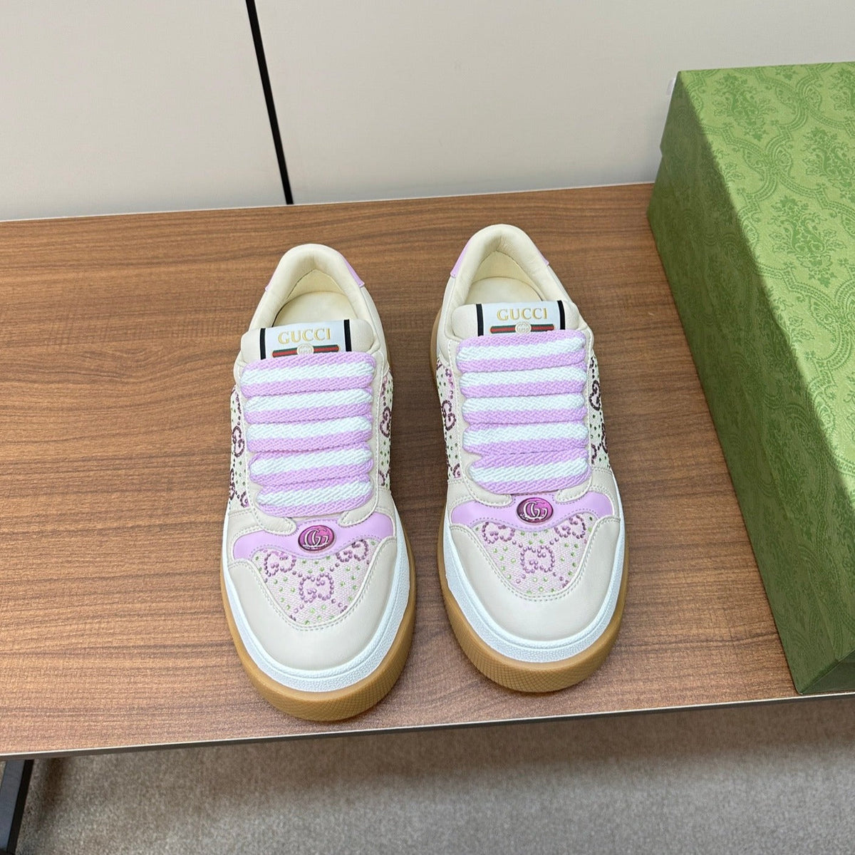 GG Screener Sneaker Pink Blush