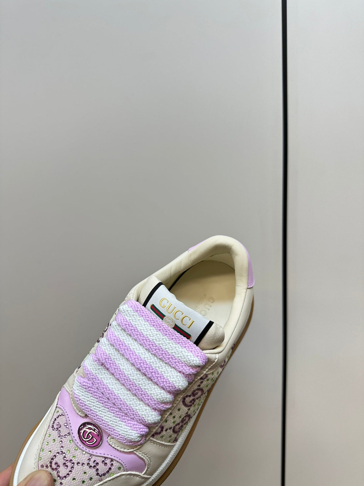 GG Screener Sneaker Pink Blush