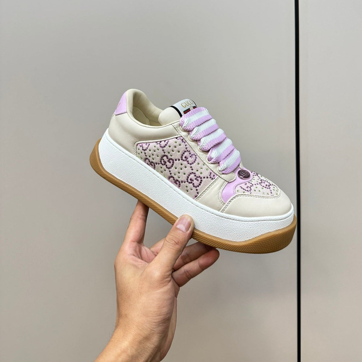 GG Screener Sneaker Pink Blush