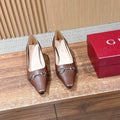 GG 26S Vittoria Pumps 6cm In Brown Lambskin