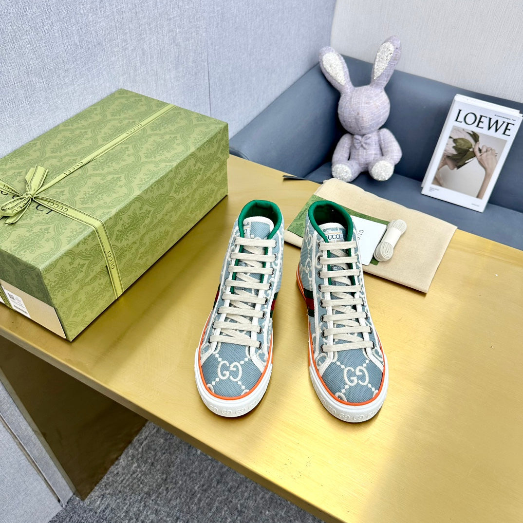 GG TENNIS 1977 HIGH-TOP TRAINER SKY CANVAS