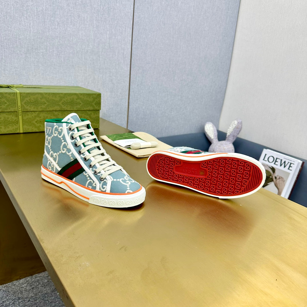GG TENNIS 1977 HIGH-TOP TRAINER SKY CANVAS
