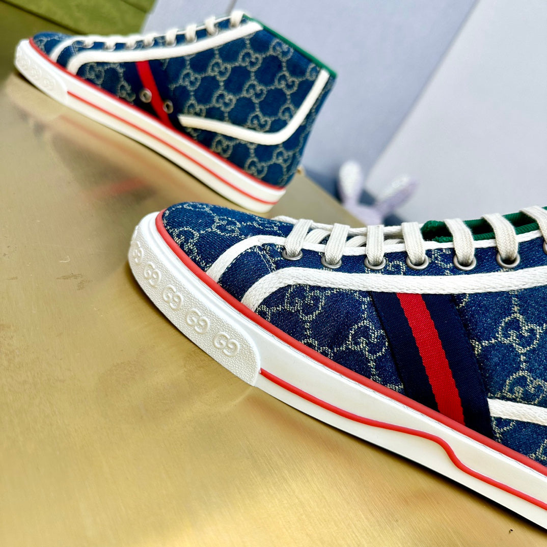 GG TENNIS 1977 HIGH-TOP TRAINER INDIGO CANVAS
