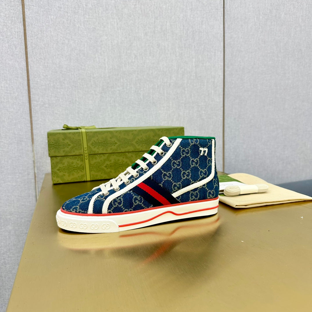 GG TENNIS 1977 HIGH-TOP TRAINER INDIGO CANVAS