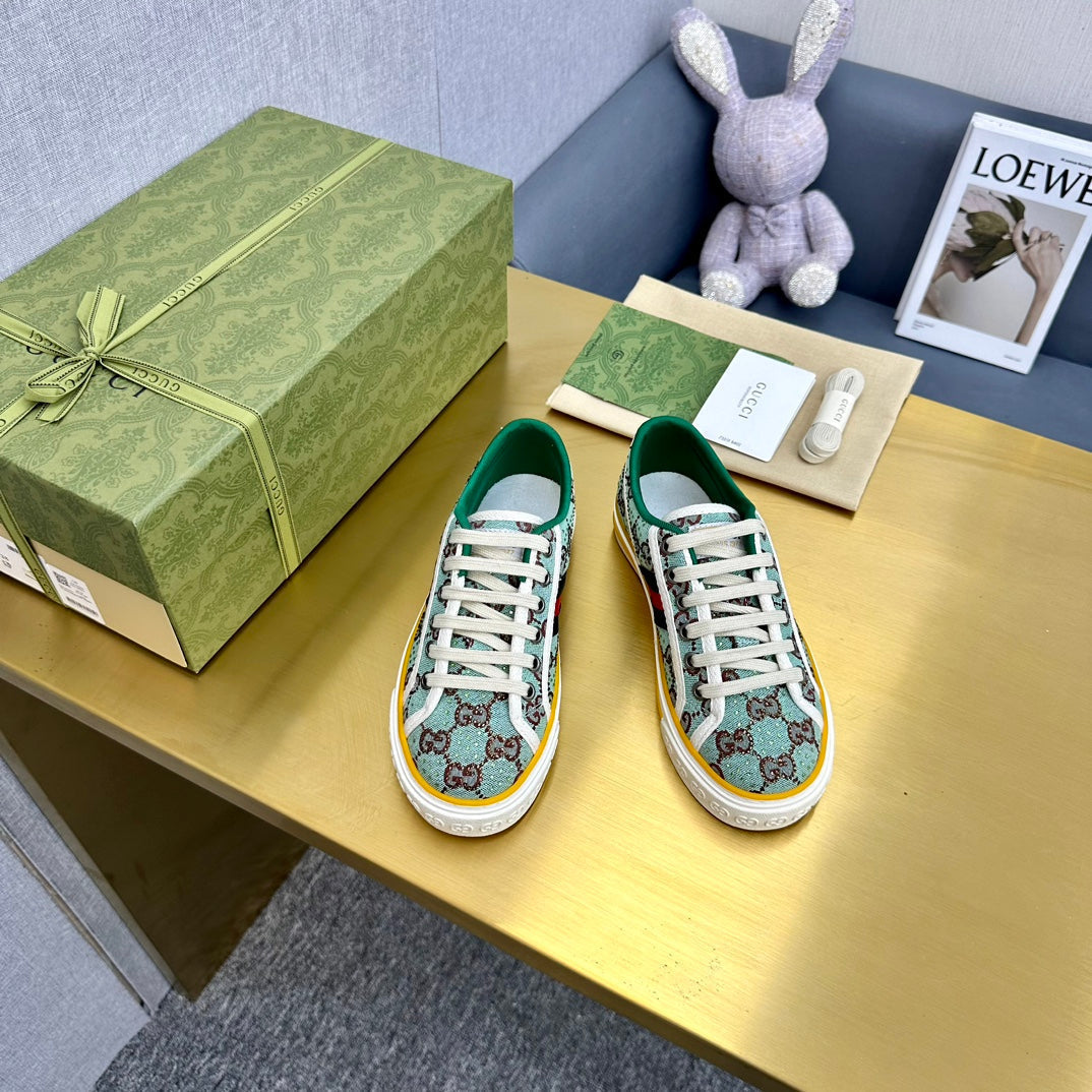 GG TENNIS 1977 TRAINER FERN CANVAS