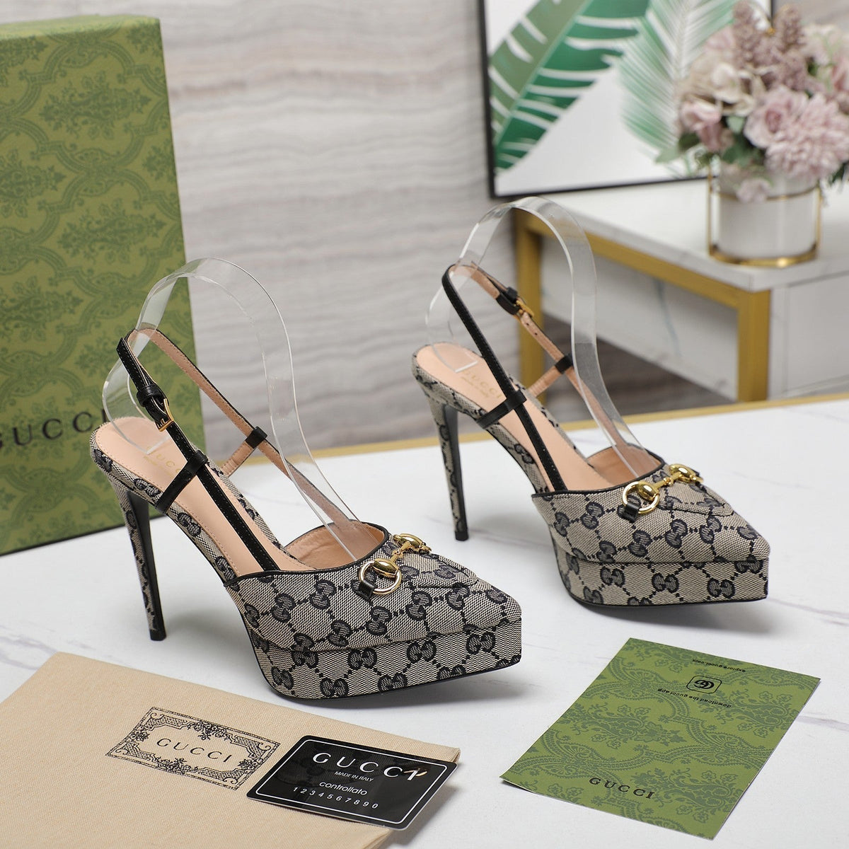 GG Valentino High heels Black