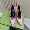GG 105 HIGH HEEL PUMP LIGHT PINK LAMBSKIN