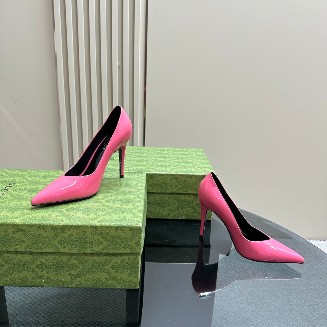 GG 105 HIGH HEEL PUMP FUSCIA LAMBSKIN