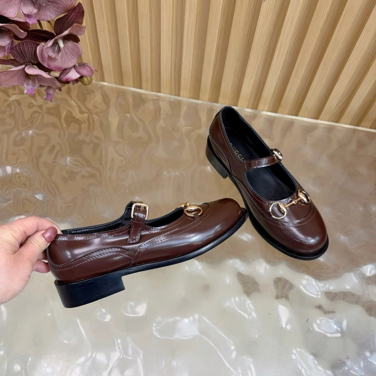 GG 26 Slip-on Dark Brown Sheepskin 589462