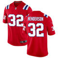 TreVeyon Henderson New England Patriots Jersey - Red